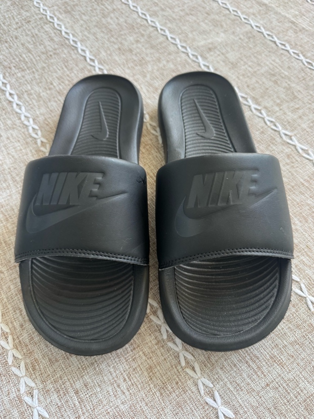 Nike Black Slide Slides Men’s  Size  9